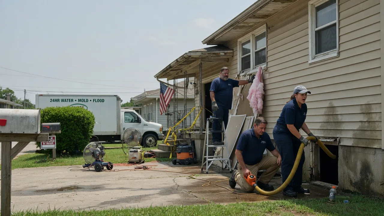 Water Damage Repair in Pleasantville, PA near me